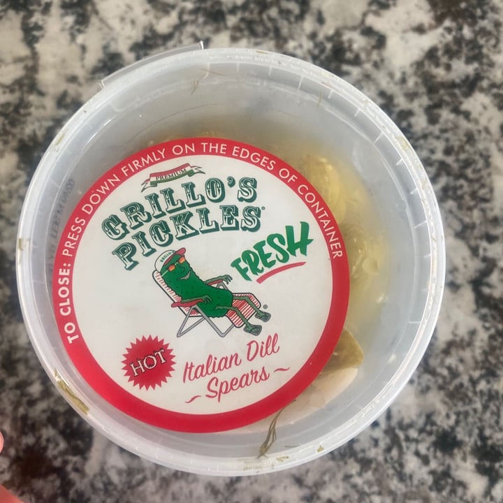 photo of Grillo’s Pickles Grillo’s Pickles Italian Dill Spears shared by @senderud on  24 May 2020 - review