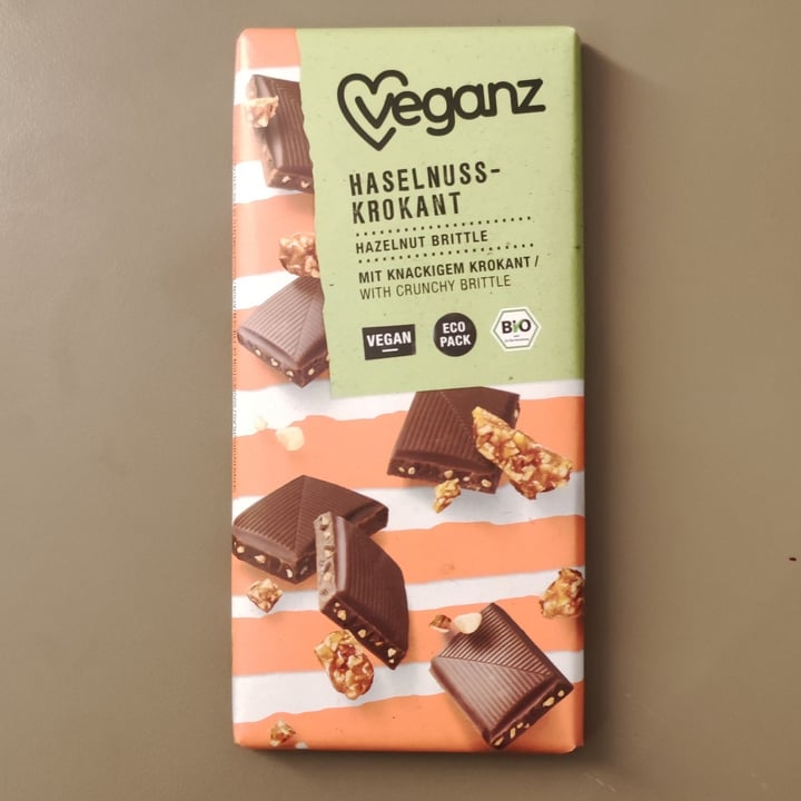 photo of Veganz Haselnuss- Krokant-Schokolade shared by @entropyinside on  06 Dec 2022 - review