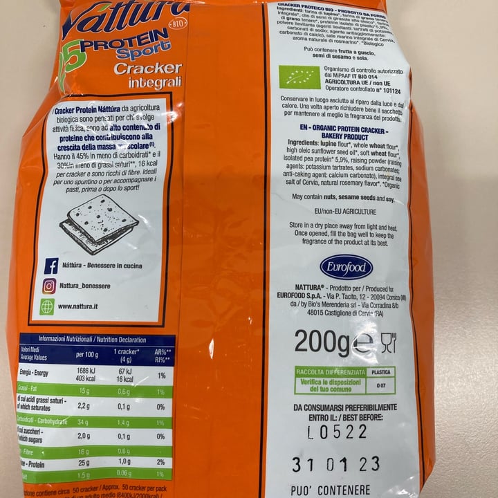 photo of Nattura Protein crackers shared by @ross60 on  14 Oct 2022 - review