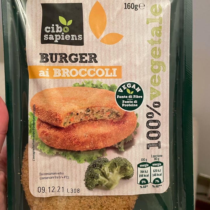 review photo of Fior di Natura Burger Ai Broccoli shared by @luciaitaly on 09 Dec 2021 - review