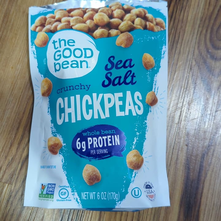 photo of The Good Bean Crunchy Sea Salt Chickpeas shared by @mcmuelle on  09 May 2022 - review