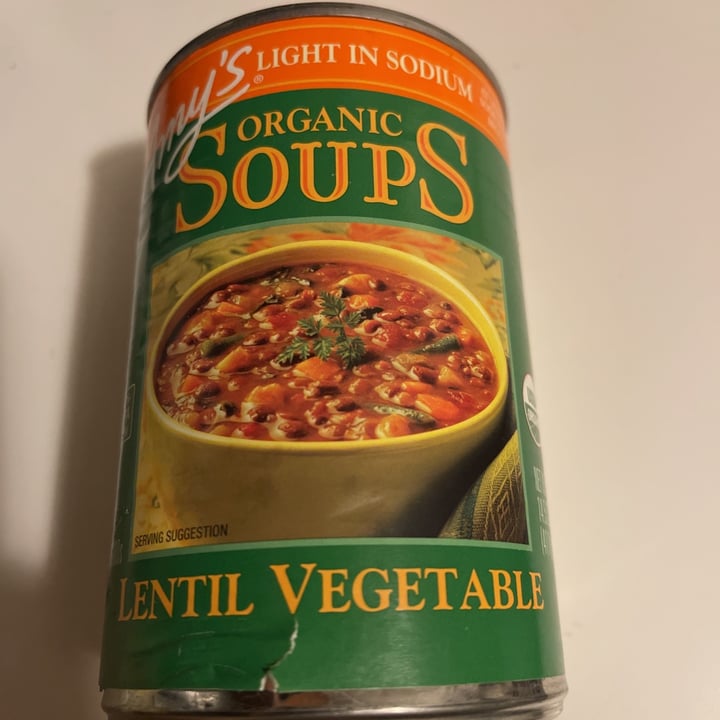 photo of Amy’s Amy's Organic Lentil Vegetable Soup shared by @katiefaye on  01 Jul 2021 - review