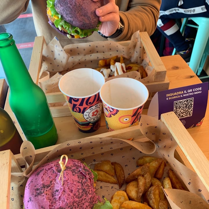 photo of Flower Burger Cherry Bomb shared by @rebeccareas on  21 Apr 2021 - review