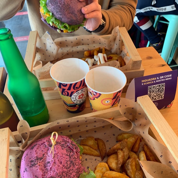 review photo of Flower Burger Cherry Bomb shared by @rebeccareas on 21 Apr 2021 - review
