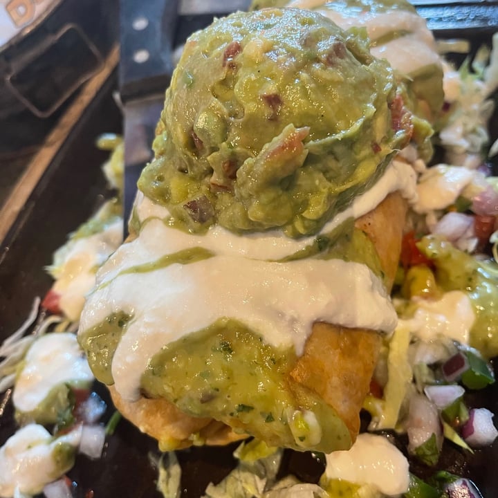 photo of Nacho Daddy Vegan Chick’n Chimichanga shared by @courtlynn on  13 May 2021 - review
