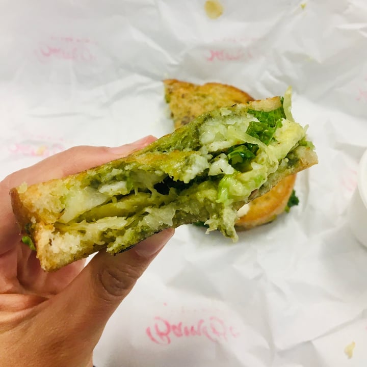 photo of Bamboo Plant Power - Plant Based Vegan Restaurant Toasted Avo & Mozzarella shared by @taz on  10 Mar 2021 - review