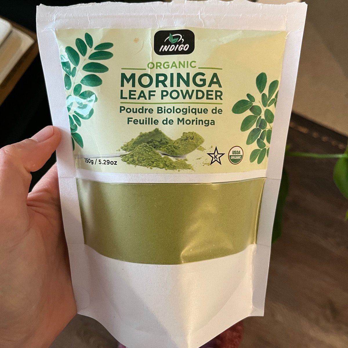 organic moringa leaf powder from Indigo - Vegan Product Reviews ...