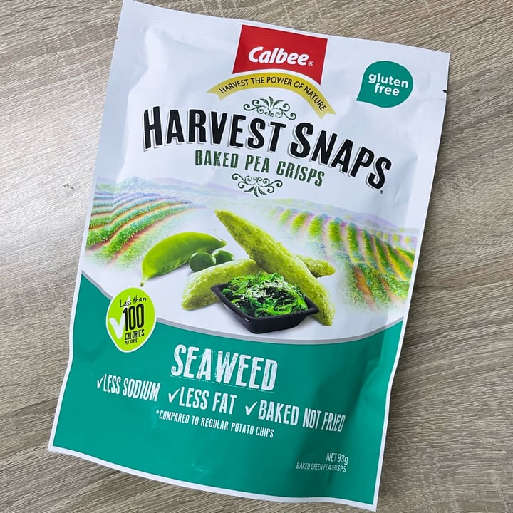 photo of Calbee Harvest Snaps Baked Pea Crisps - Seaweed shared by @swetasahu on  01 Mar 2022 - review