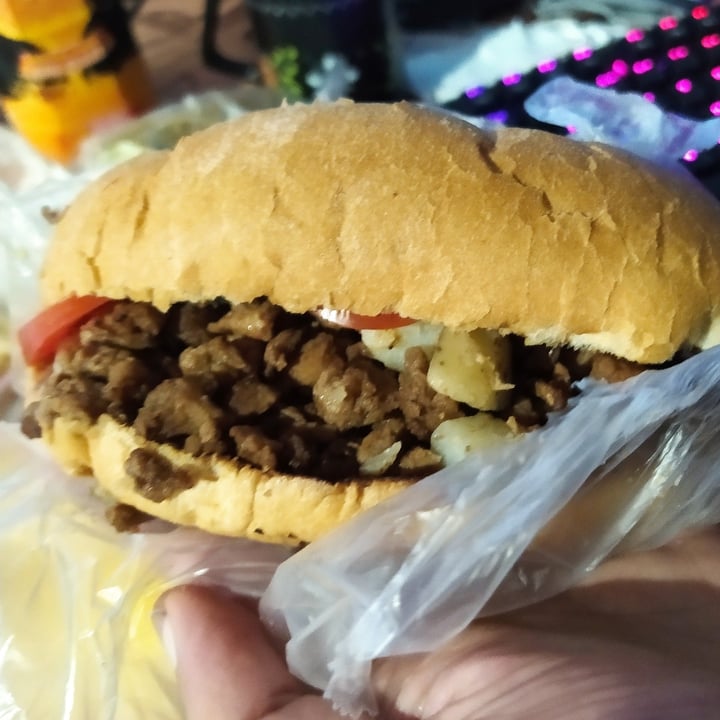 photo of Veganísimo Loncheria Vegana Torta De Suadero shared by @danielahidalgo on  19 Feb 2021 - review