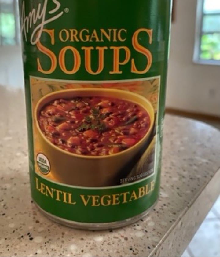 photo of Amy’s Amy's Organic Lentil Vegetable Soup shared by @applesforbuffalo on  25 Apr 2020 - review