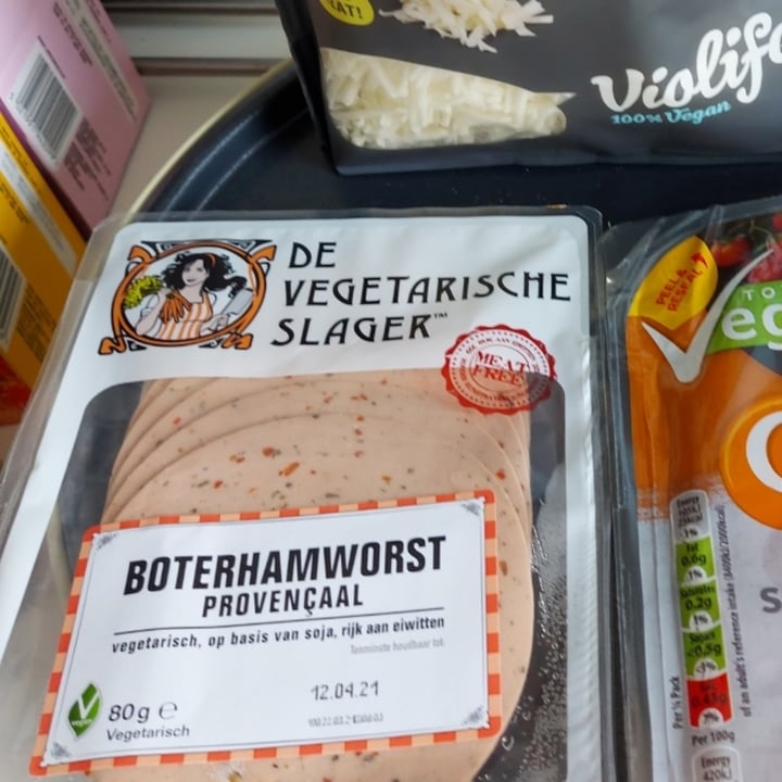 review photo of De vegetarische slager Boterhamworst Provençaal shared by @kendrapen on 14 Sep 2021 - review