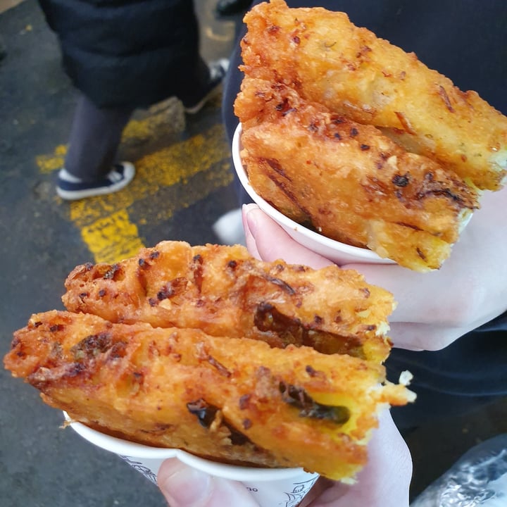 photo of Gwangjang Market Mungbean pancake shared by @gogoveggie on  13 Feb 2021 - review