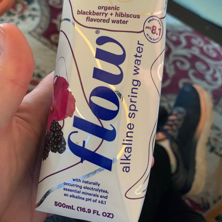 photo of Flow Organic Blackberry And Hibiscus shared by @gemcityvegan on  09 Mar 2021 - review