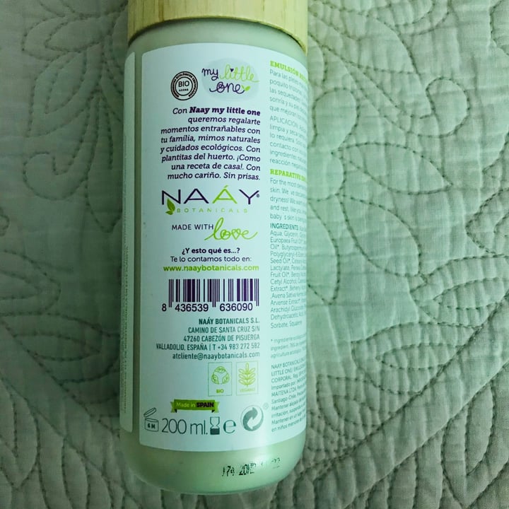 photo of Naáy Botanicals Emulsión Recuperadora shared by @negritavegana on  26 Apr 2021 - review