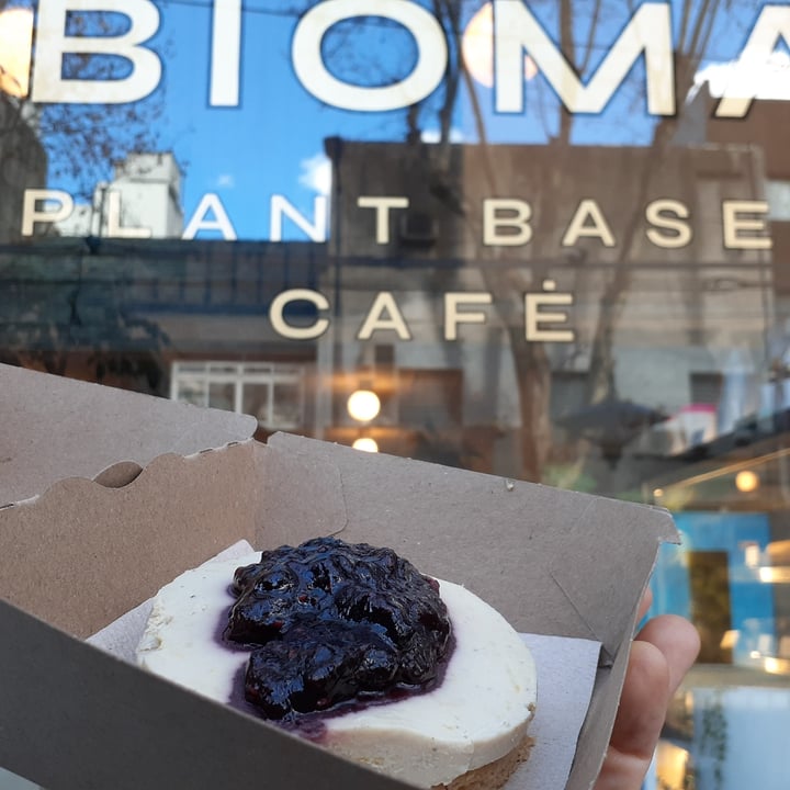 photo of Bioma plant based café Cheesecake shared by @lalaveg on  18 Jul 2021 - review