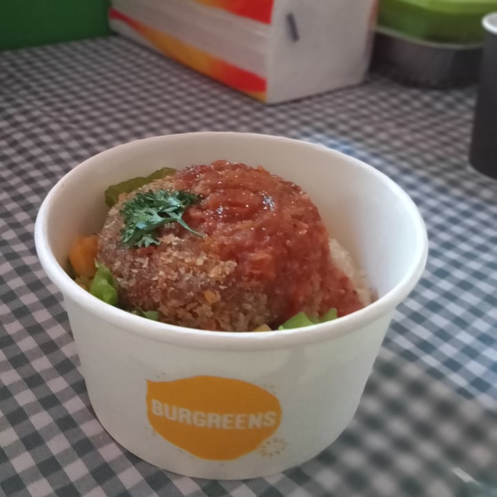 photo of Burgreens Mall of Indonesia Cheeze Katsu bowl shared by @lisajoesman on  11 Jun 2022 - review