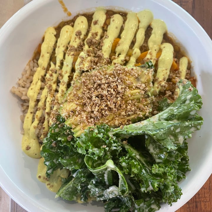 review photo of Love Life Cafe Curry Bowl shared by @veganpianist on 14 Jun 2021 - review