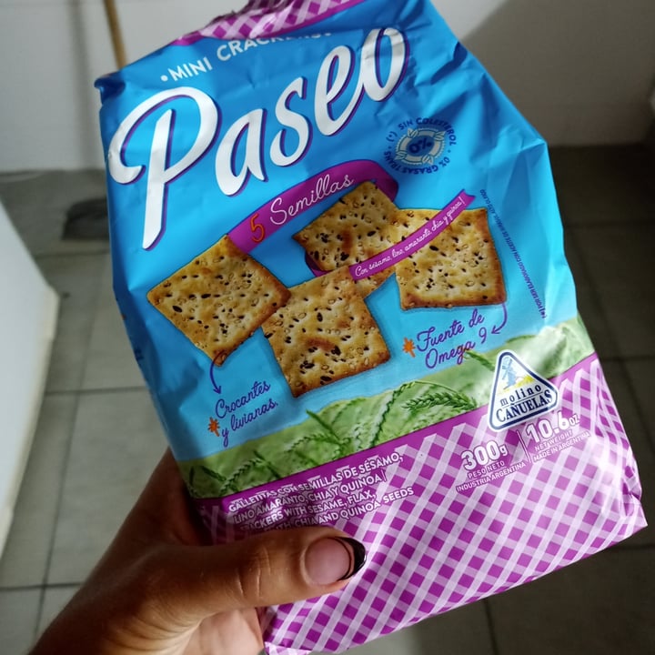 photo of Paseo Mini Crackers 5 Semillas shared by @agusmigliano on  18 Dec 2021 - review