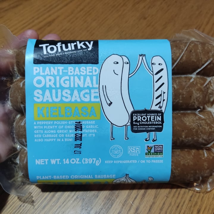 photo of Tofurky Kielbasa Sausages shared by @cecirojas on  05 Apr 2022 - review