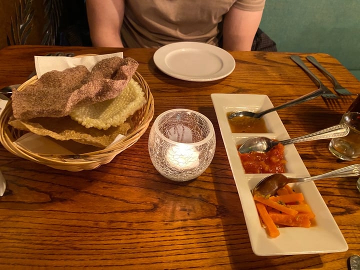 photo of Swadish Modern Indian Cuisine Poppadums shared by @kikisparks on  03 Apr 2020 - review