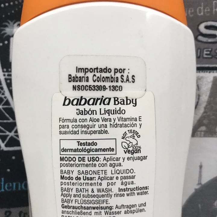 photo of Babaria Bio  Babaria baby, Jabón Líquido/Baby Bath & Wash shared by @jhotananan on  22 Jun 2021 - review