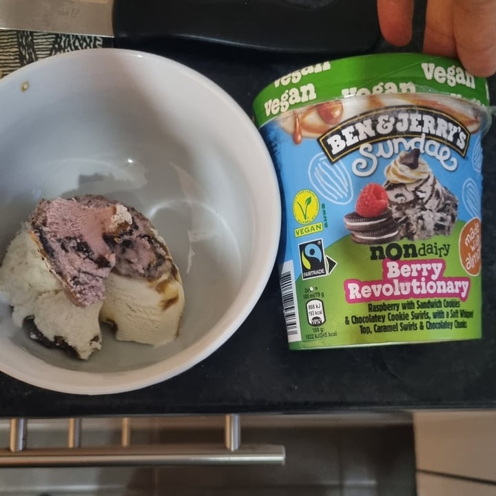 photo of Ben & Jerry's Sundae Non Dairy Berry Revolutionary shared by @aamanda82 on  20 Jun 2022 - review