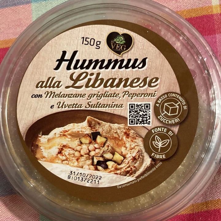 photo of ioVEG hummus alla libanese shared by @francescachieppa18 on  05 Oct 2022 - review