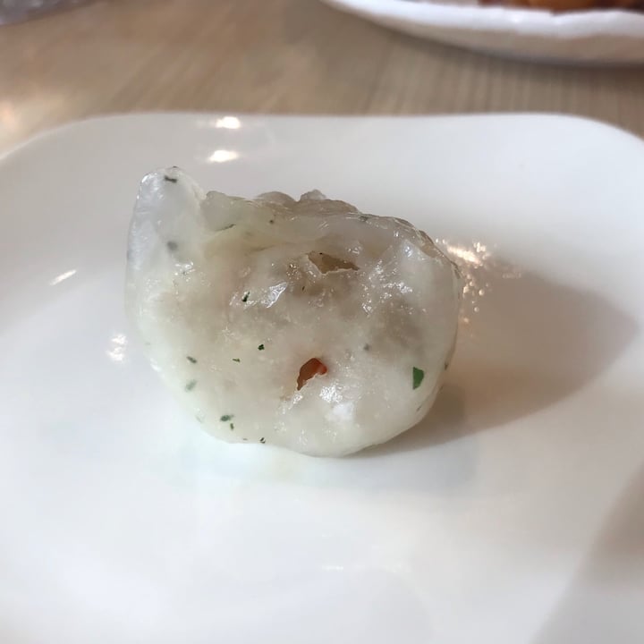 photo of Lotus Vegetarian Restaurant Veggie shrimp dumpling shared by @veggieoty on  21 Dec 2020 - review