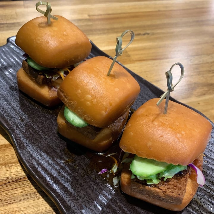 photo of Green Sprouts Vegetarian Pork Belly Buns shared by @veganfoodinsydney on  20 Nov 2020 - review