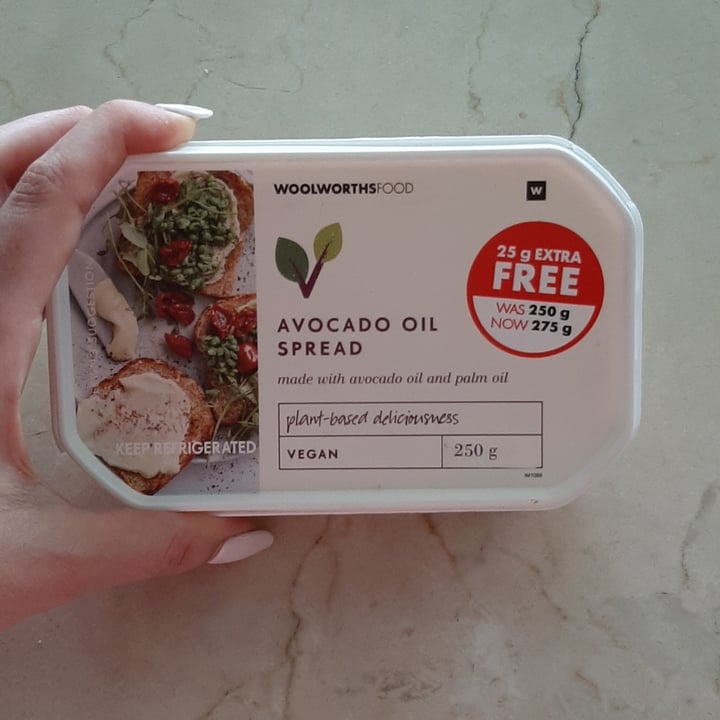 photo of Woolworths Food Avocado oil spread shared by @shanikoen on  06 Oct 2020 - review