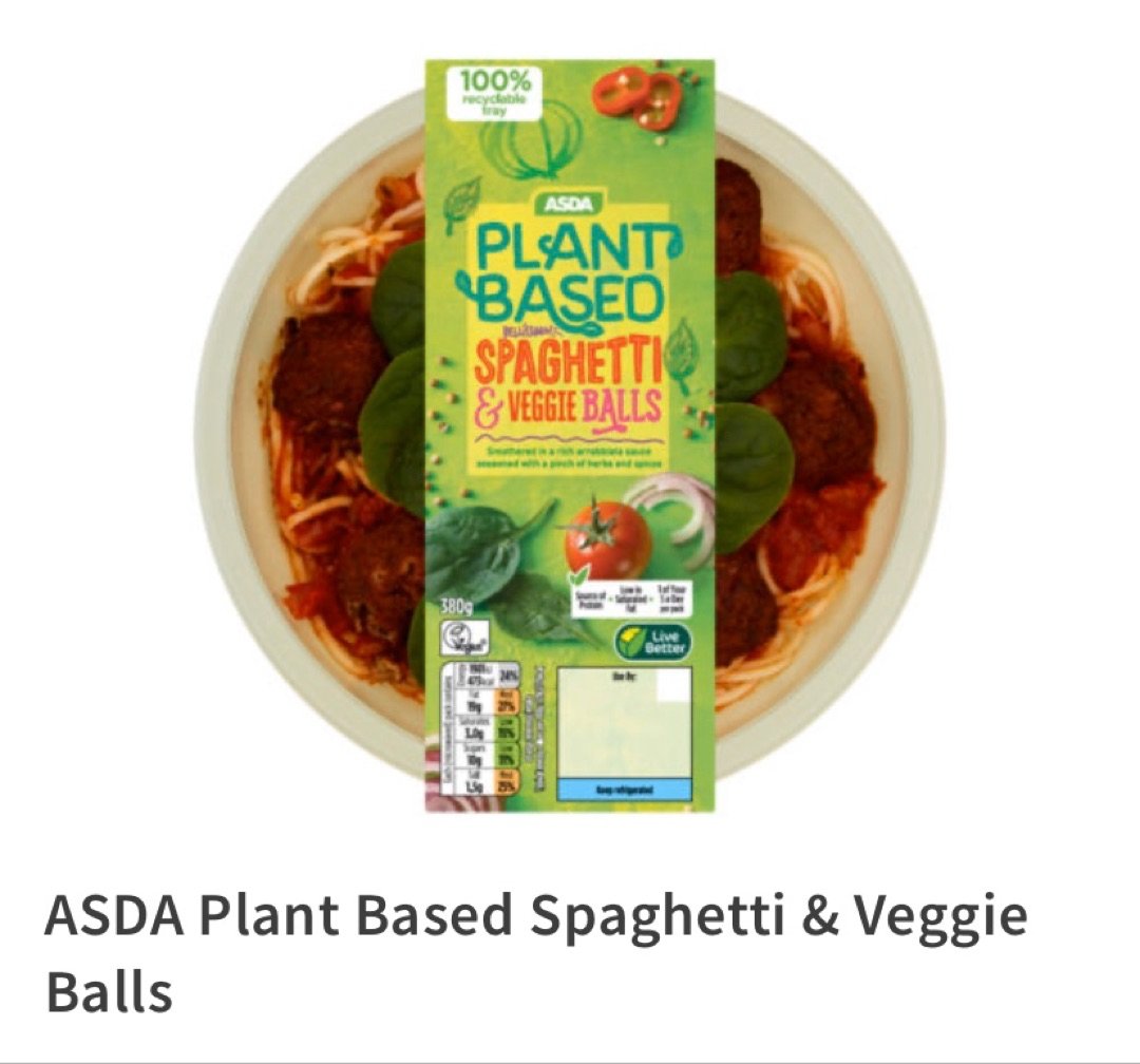 ASDA Asda Plant Based Spaghetti & Veggie Balls Reviews abillion