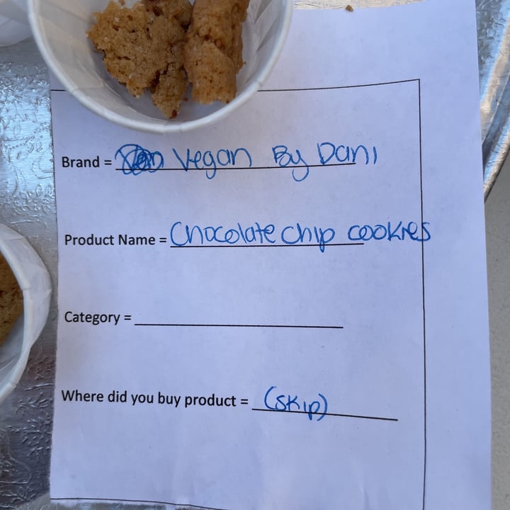photo of Vegan By Dani chicolate chip cookie shared by @gregunc923 on  20 Jun 2021 - review