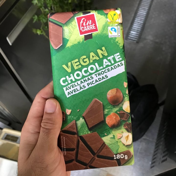 review photo of Fin Carré Cioccolato vegano con nocciole shared by @joaoalmeida on 23 Nov 2021 - review