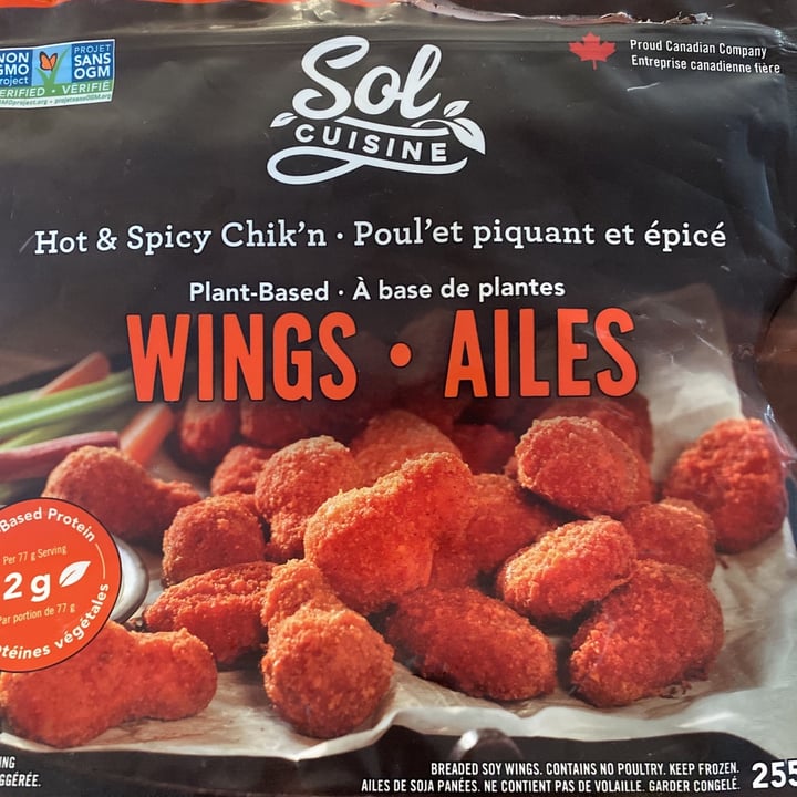 photo of Sol Cuisine Sol Cuisine Hot and Spicy Chik’n Wings shared by @xoxocicixoxo on  12 Aug 2021 - review