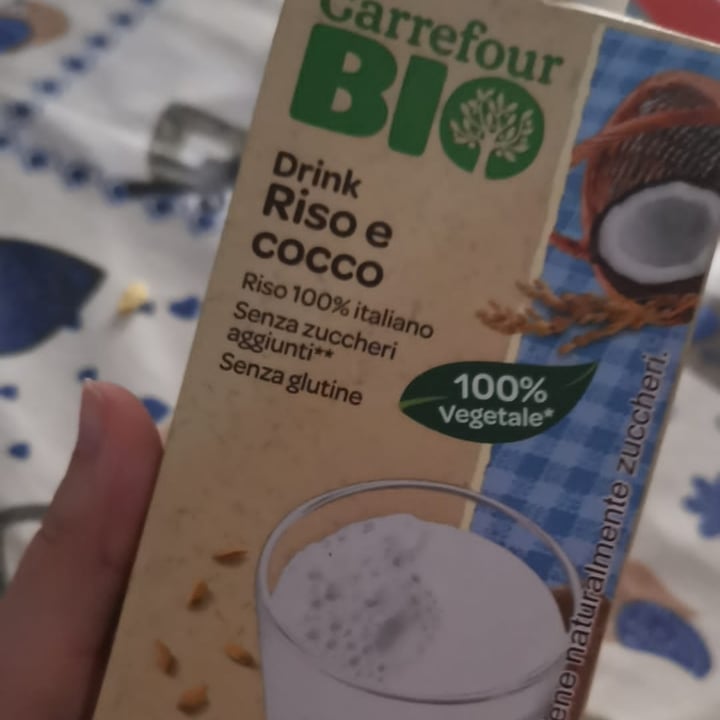 photo of Carrefour Bio Bevanda Vegetale A Base Di Cocco E Riso shared by @atlantis on  29 May 2022 - review