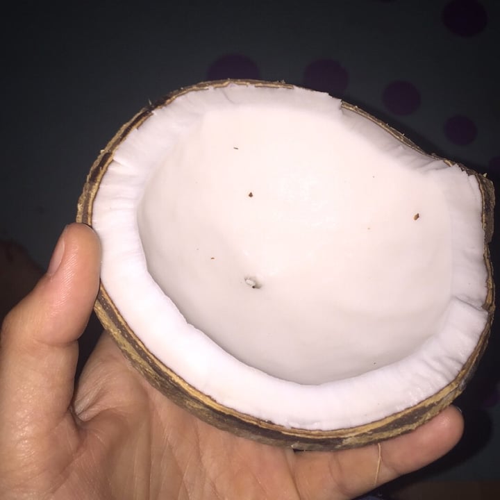 photo of Genuine Coconut Fresh Organic Coconut with a straw and a bamboo stick shared by @infinitelove on  22 Jan 2021 - review