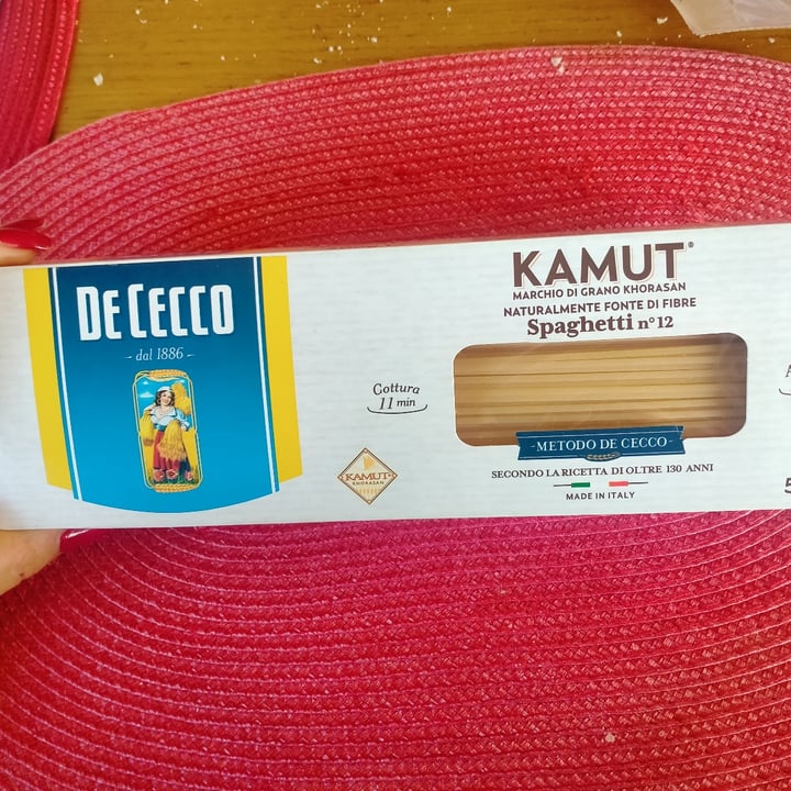 photo of De cecco Spaghetti n.12 Kamut shared by @sdere on  04 Oct 2022 - review