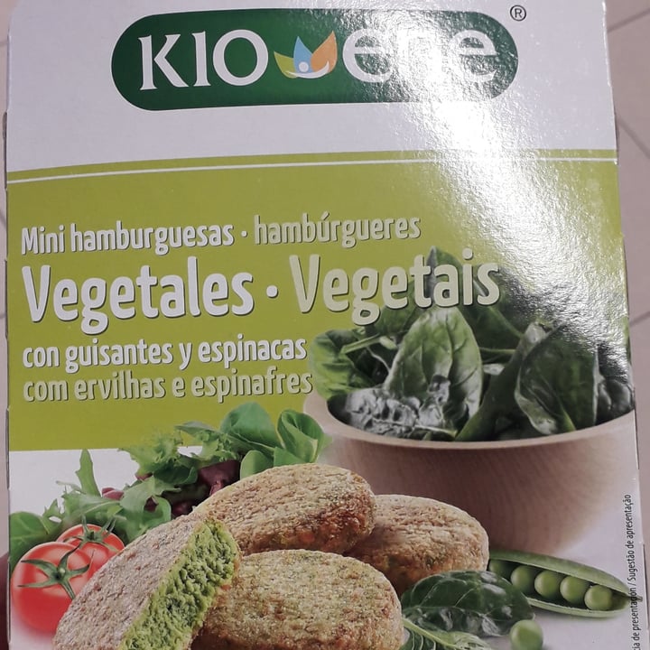 photo of Kioene Mini hamburguesas de guisantes y espinacas shared by @kalidia on  22 Dec 2020 - review