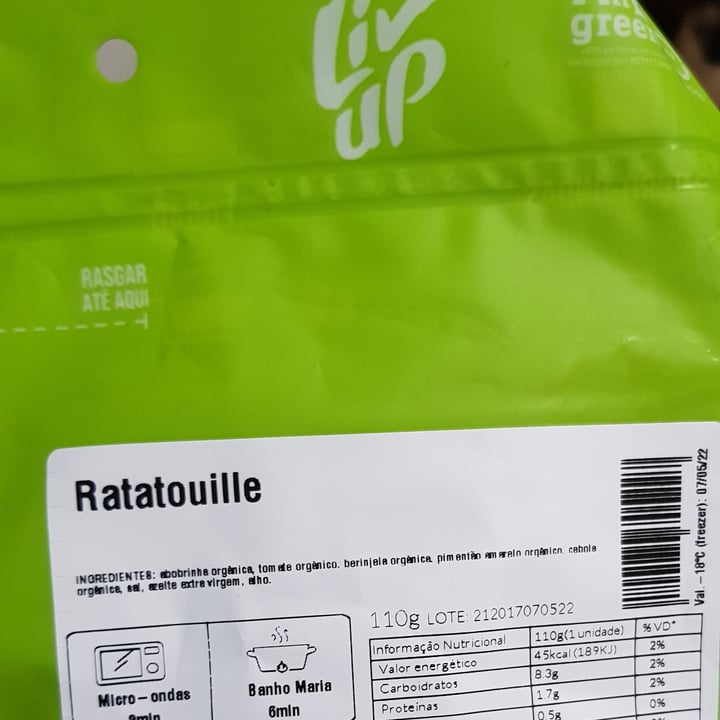 photo of Livup Ratatouille shared by @andriza on  11 May 2022 - review