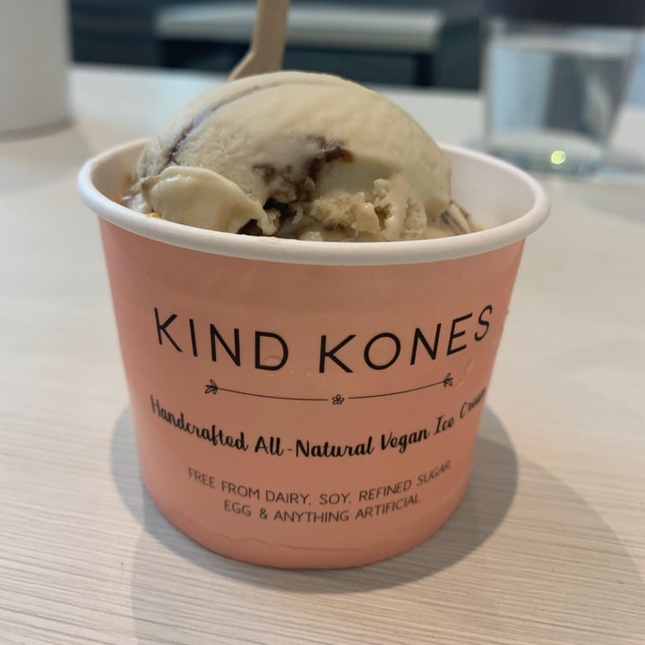 review photo of Kind Kones Almond Brittle Fudge Ice cream shared by @babli on 06 Oct 2020 - review
