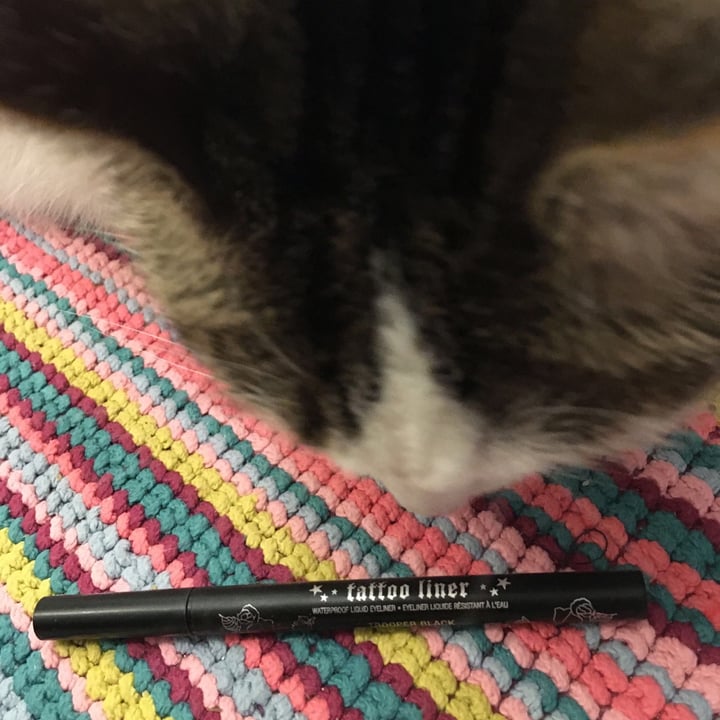review photo of KVD Beauty Tattoo Liner in Trooper Black shared by @addiec on 20 May 2020 - review