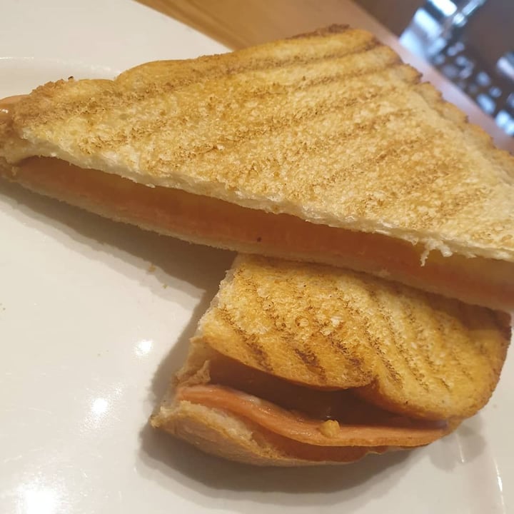 photo of Costa Coffee Vegan Ham And Cheese Toastie shared by @myveganproductguide on  19 Jan 2020 - review