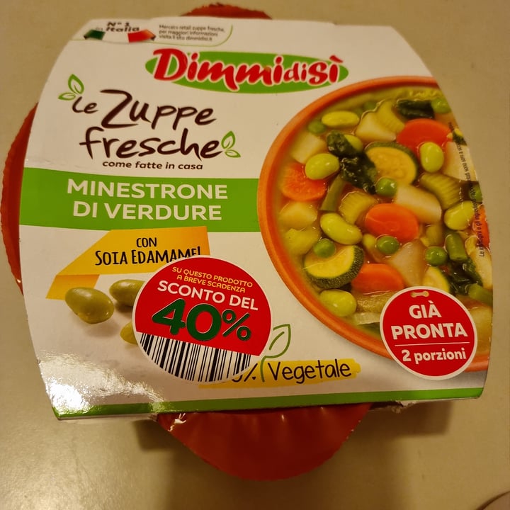 photo of Dimmidisi Minestrone di verdure con soia edamame shared by @francy82 on  14 Dec 2021 - review