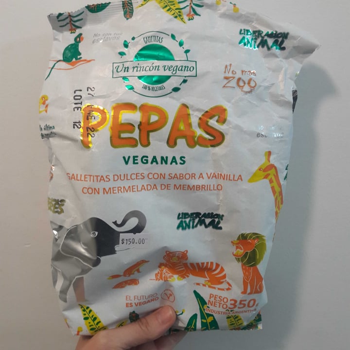 review photo of Un Rincón Vegano Pepas Galletitas Dulces con Sabor a Vainilla con Mermelada de Membrillo shared by @analaura73 on 03 Sep 2021 - review