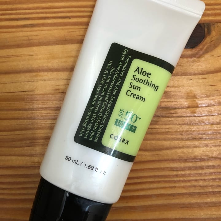 photo of Cosrx Aloe Soothing Sun Cream shared by @louiseloveslentils on  07 Dec 2021 - review