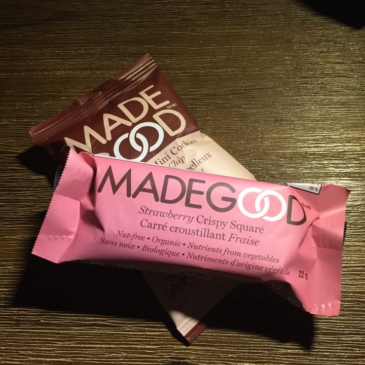 photo of Made Good Chocolate Chip Granola Bars shared by @expressyourvegan on  28 Feb 2021 - review