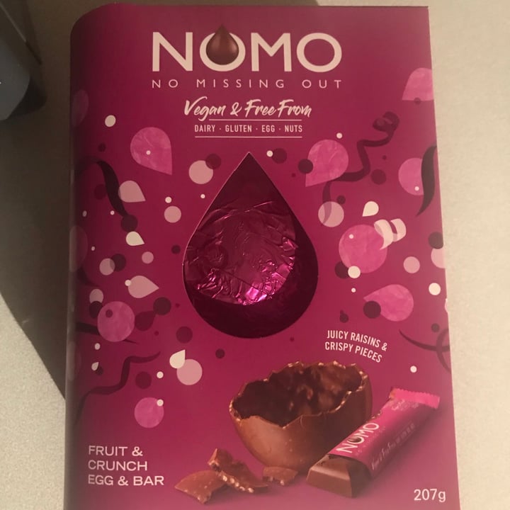 photo of NOMO Fruit & Crunch Easter Egg and Bar shared by @kestralkins on  05 Apr 2021 - review