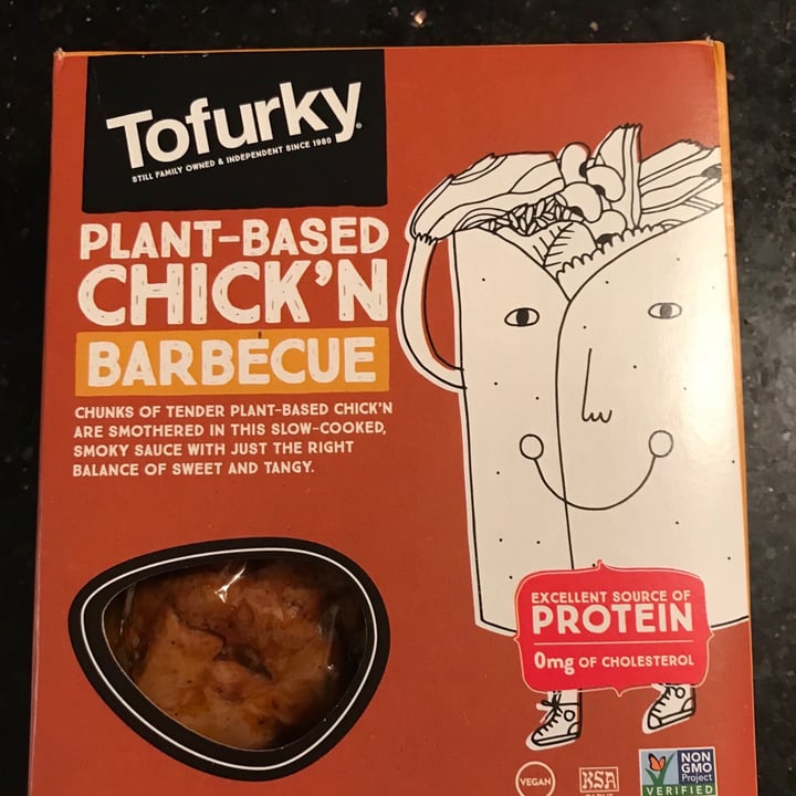 photo of Tofurky Plant-based Chick'n Barbeque shared by @slwasu57 on  04 Jul 2021 - review