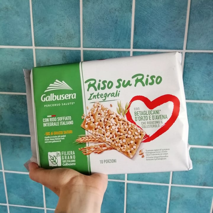 photo of Galbusera Crackers riso su riso integrali shared by @anthe on  19 Jan 2021 - review