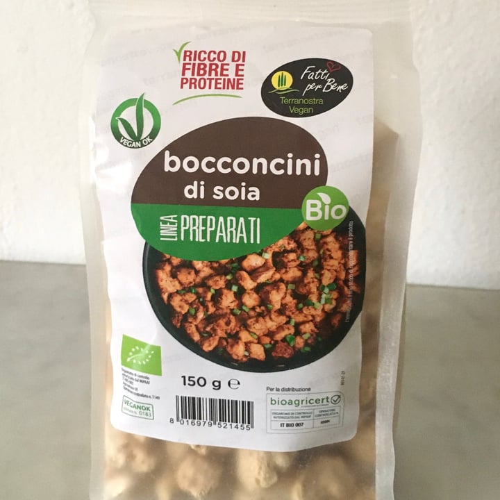 review photo of Fatti per bene terranostra vegan Bocconcini di soia shared by @elivegggie on 30 Oct 2022 - review